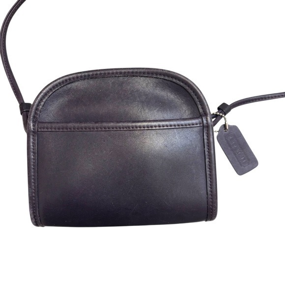 Coach 9027 vintage purple ink leather mini crossbody bag Abbie